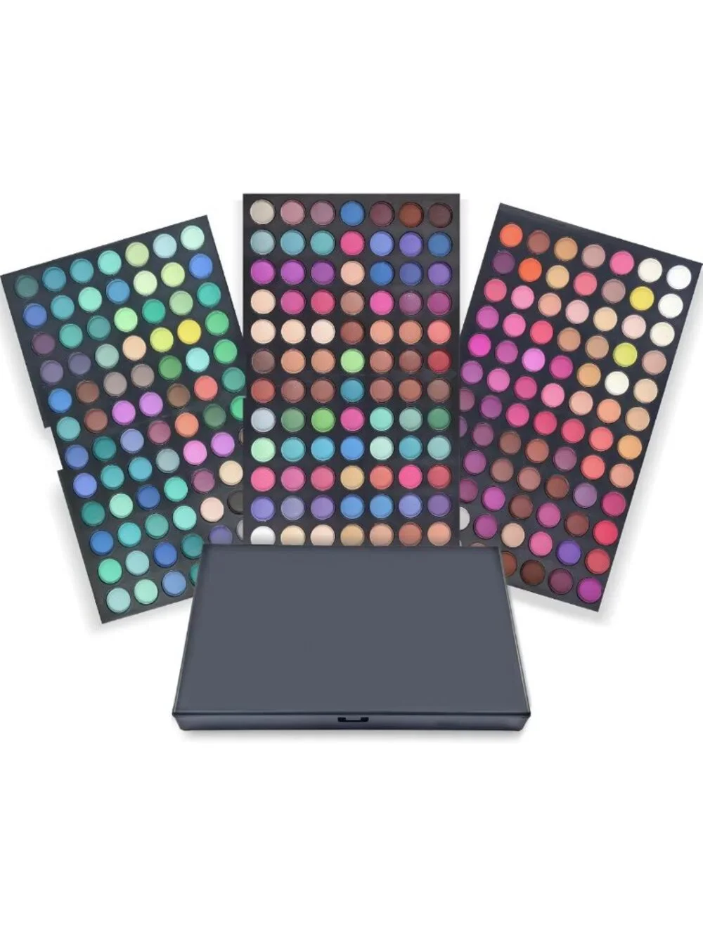 Vibrant 252-Color Eyeshadow Palette - Matte & Shimmer Blendable Eye Makeup